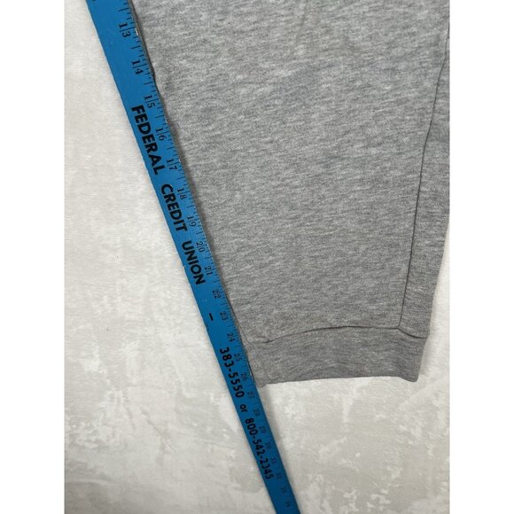 Adidas Fleece Sweat Pants Gray Women’s XL 3 Stripes Climalite Gym - Picture 4 of 9